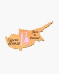 neldi art gallery product Wedding Cyprus Cut Out couple2 Pink