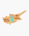 neldi art gallery product Wedding Cyprus Cut Out couple4 Turquoise