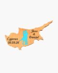 neldi art gallery product Wedding Cyprus Cut Out couple5 Turquoise