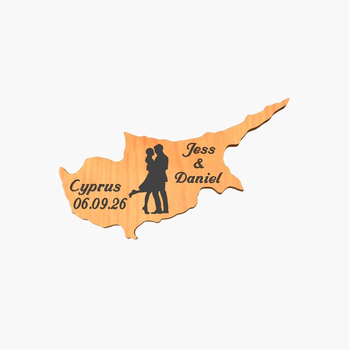 neldi art gallery product Wedding Cyprus Cut Out couple5 black