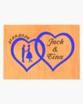 neldi art gallery product Wedding Double Hearts couple2 blue