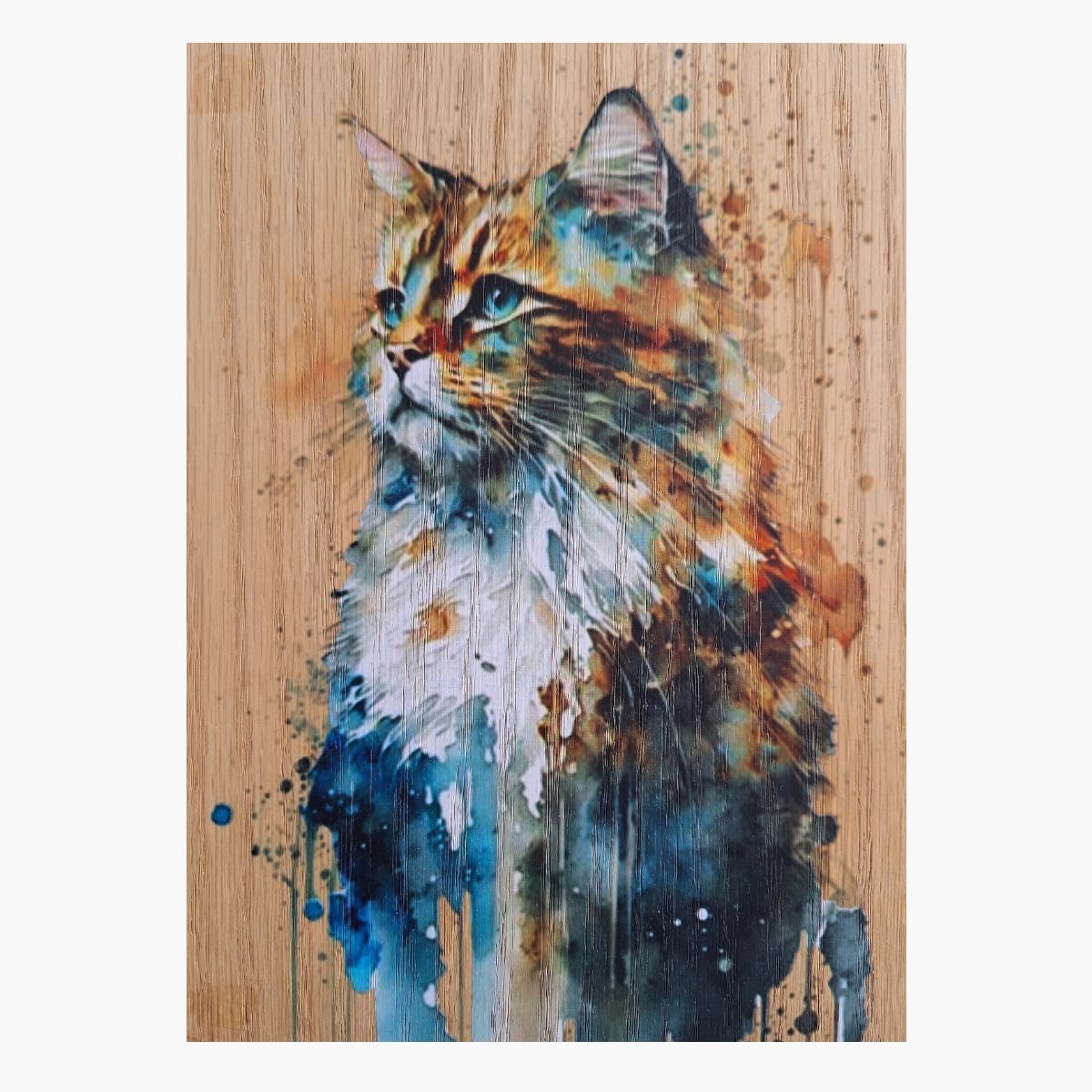 neldi art gallery product animal portrait cat long haired