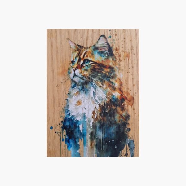 neldi art gallery product animal portrait cat long haired