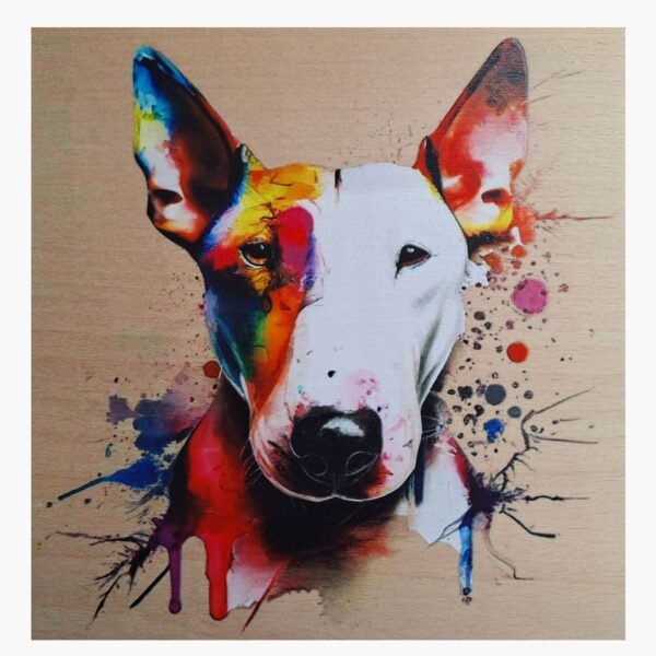 neldi art gallery product animal portrait dog Bull Terrier