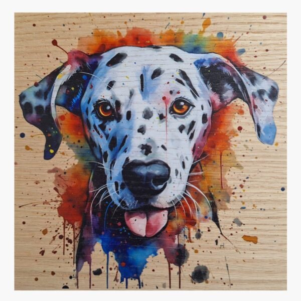 neldi art gallery product animal portrait dog Dalmatian