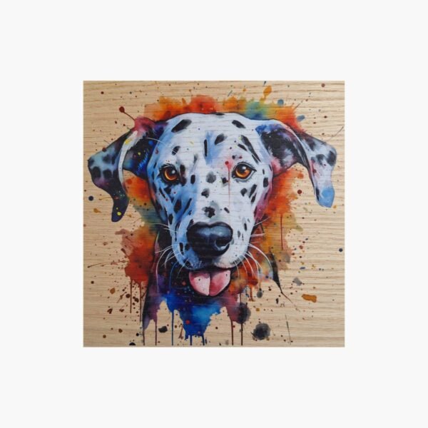 neldi art gallery product animal portrait dog Dalmatian