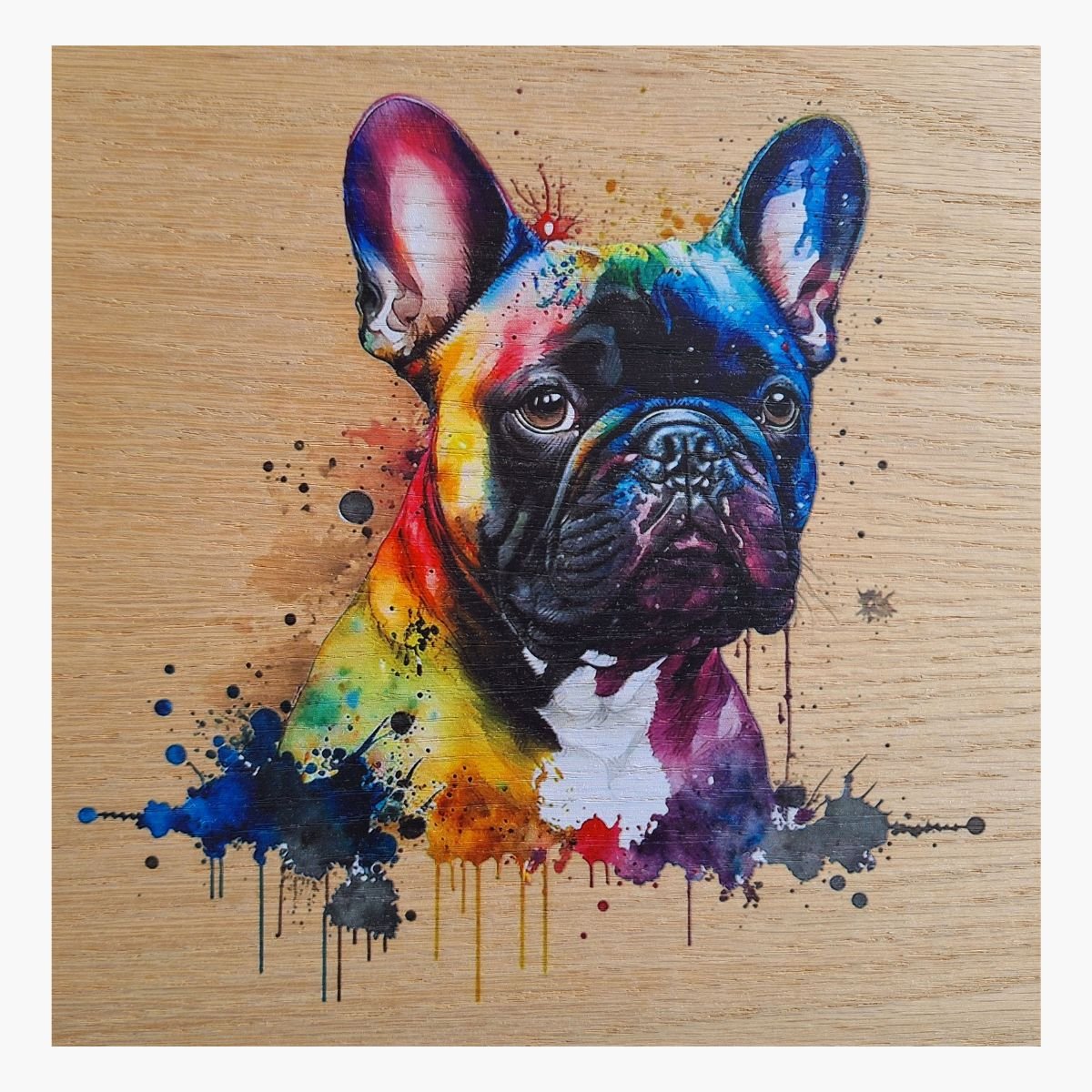 neldi art gallery product animal portrait dog French Bulldog