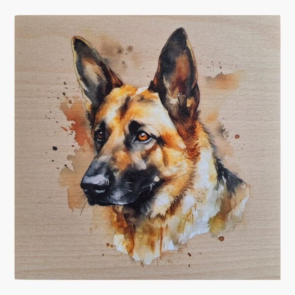 neldi art gallery product animal portrait dog German Shepperd
