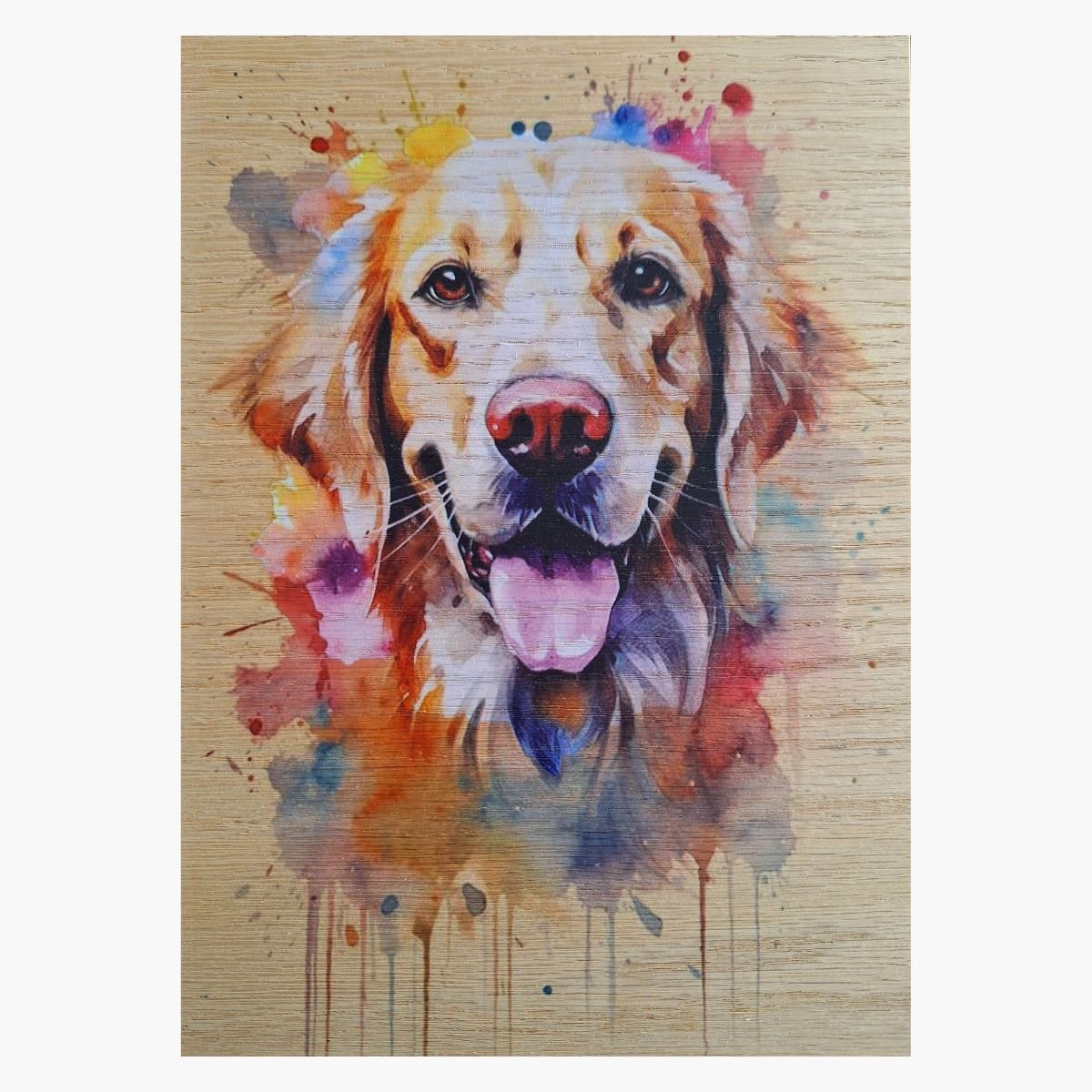 neldi art gallery product animal portrait dog Golden Retriever