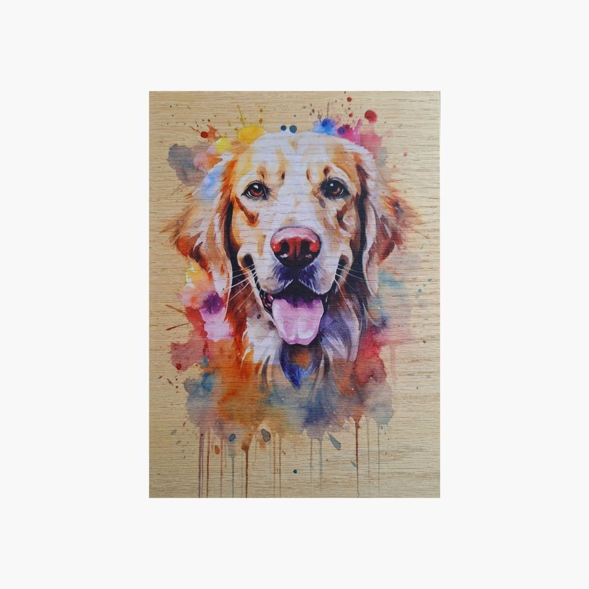 neldi art gallery product animal portrait dog Golden Retriever