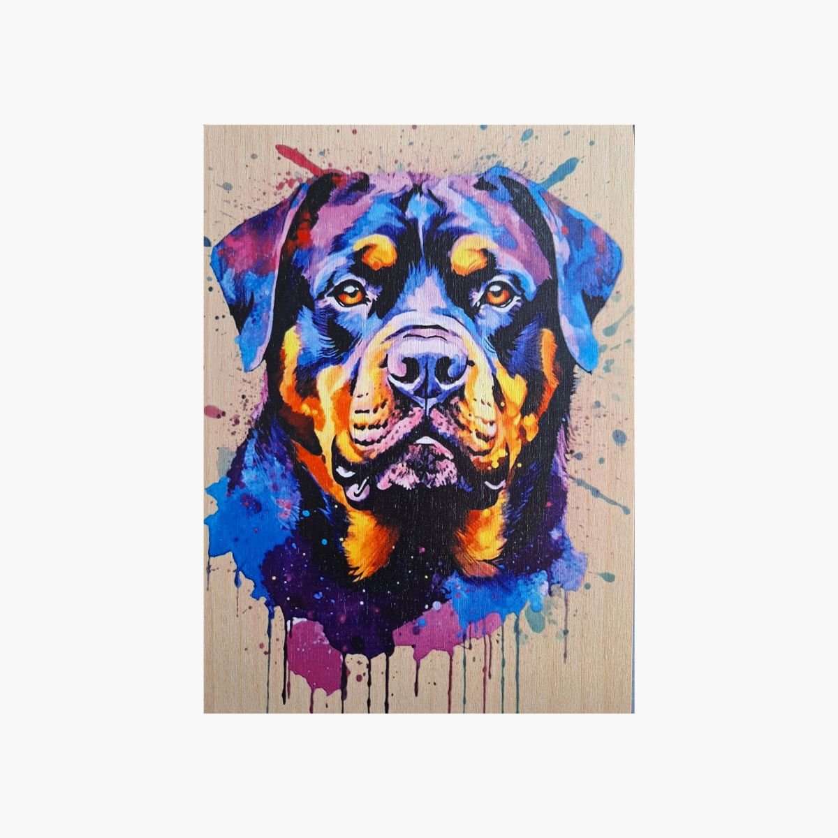 neldi art gallery product animal portrait dog Rottweiler