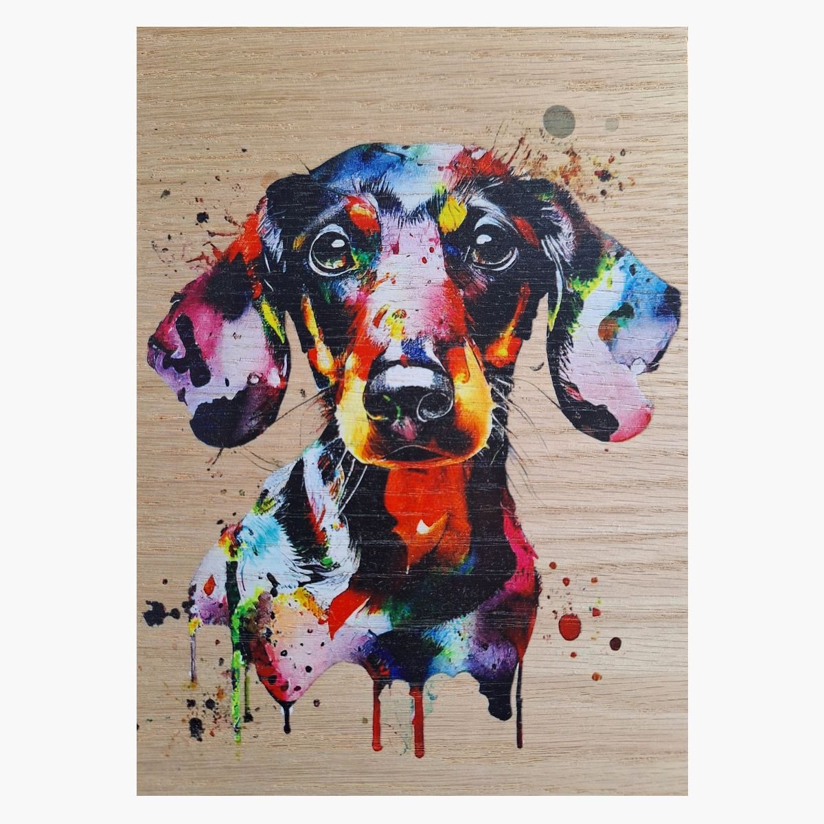 neldi art gallery product animal portrait dog Sausage Dog