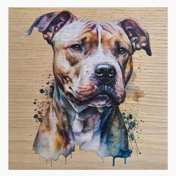 neldi art gallery product animal portrait dog Staffy