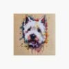 neldi art gallery product animal portrait dog Westie