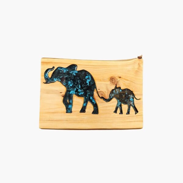 neldi art gallery product elephant family Resin