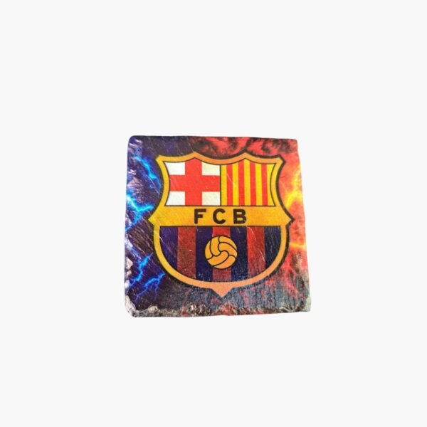 neldi art gallery product football crest slate Barcelona front
