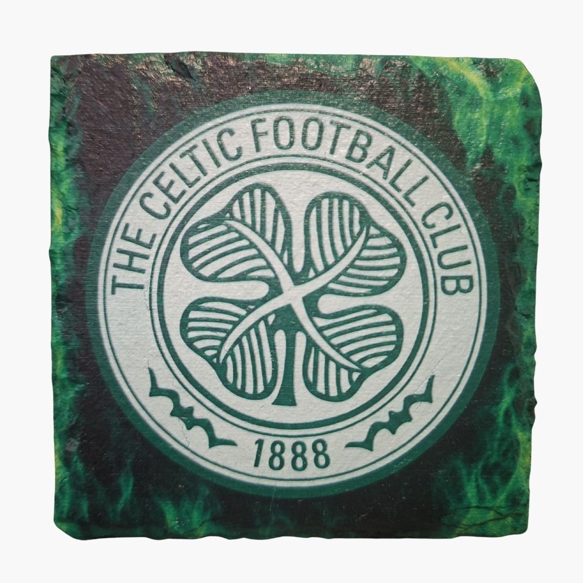 neldi art gallery product football crest slate Celtic front