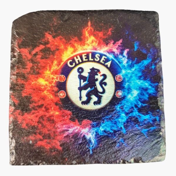 neldi art gallery product football crest slate Chelsea front