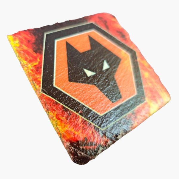 neldi art gallery product football crest slate Wolverhampton Wanderers