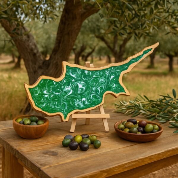 neldi art gallery product map Cyprus green resin concept