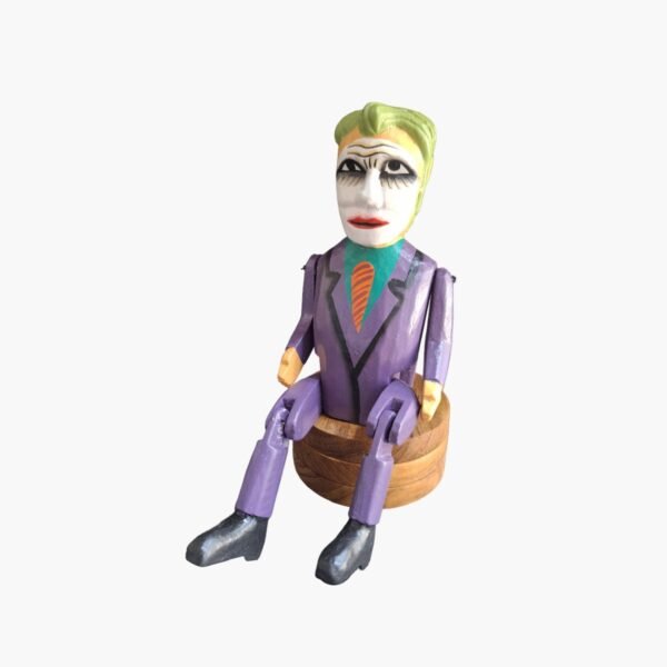 neldi art gallery product wooden puppet Joker
