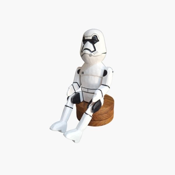 neldi art gallery product wooden puppet Star Wars Stormtrooper