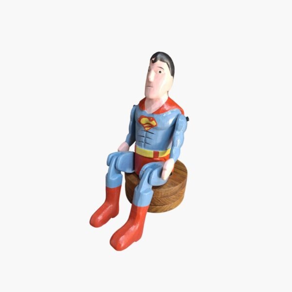 neldi art gallery product wooden puppet Superman