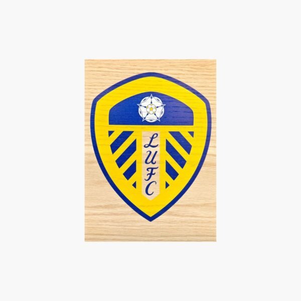neldi art gallery product Football Teams wood Prints Leeds United