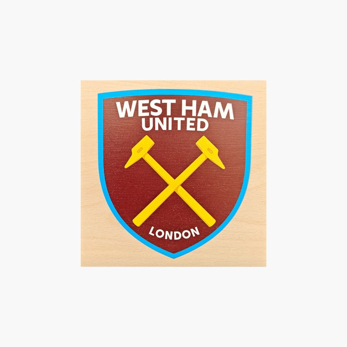 neldi art gallery product Football Teams wood Prints West Ham United