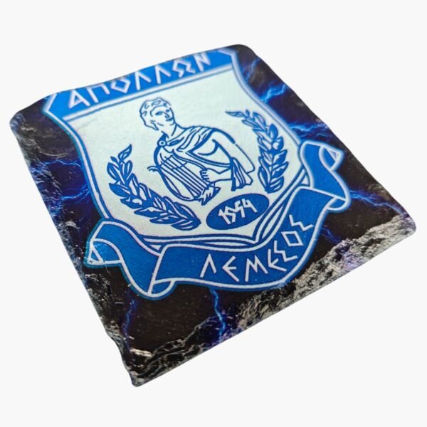 neldi art gallery product football crest slate Apollon Limassol