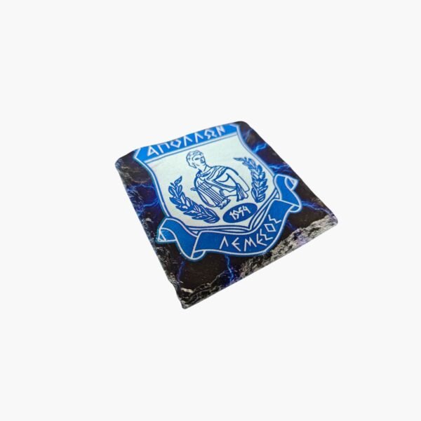 neldi art gallery product football crest slate Apollon Limassol