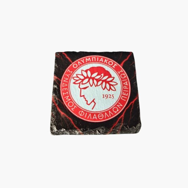 neldi art gallery product football crest slate Olympiakos front