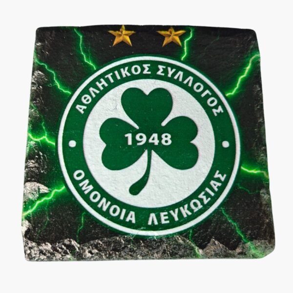 neldi art gallery product football crest slate Omonia front