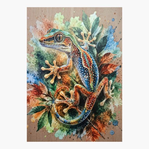 neldi art gallery product General Print Gecko