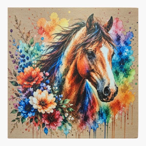 neldi art gallery product General Print Floral Horse