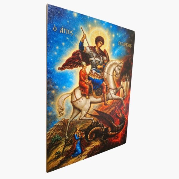 neldi art gallery product christian icons Saint George matte side