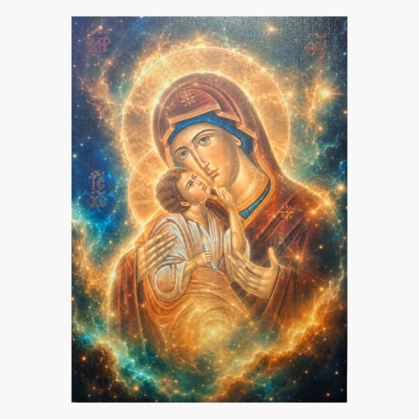 neldi art gallery product christian icons Virgin Mary matte front